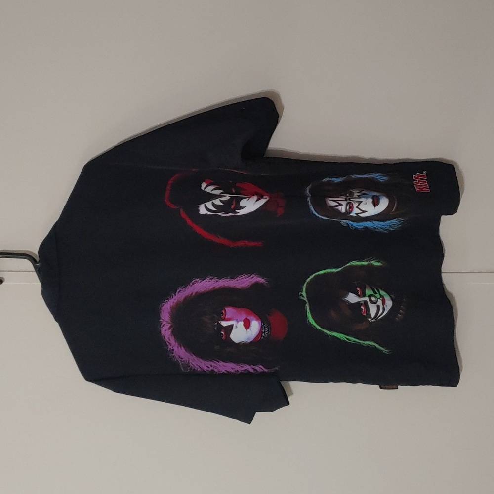 Vintage Y2K KISS Button Down 2001 Shirt Men's Size L - Picture 3 of 7